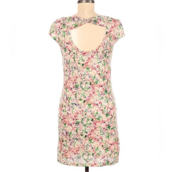 Free People Floral Bodycon Dress - Medium - Picture 5 of 6